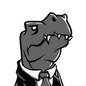 Management-Dino (zweifarbig)