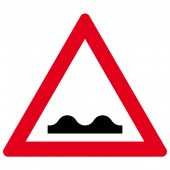 Unebene Fahrbahn Aufkleber 30cm