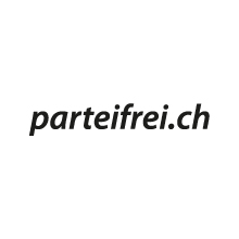 Parteifrei.ch Webadresse kursiv
