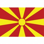 Nationalflagge Mazedonien